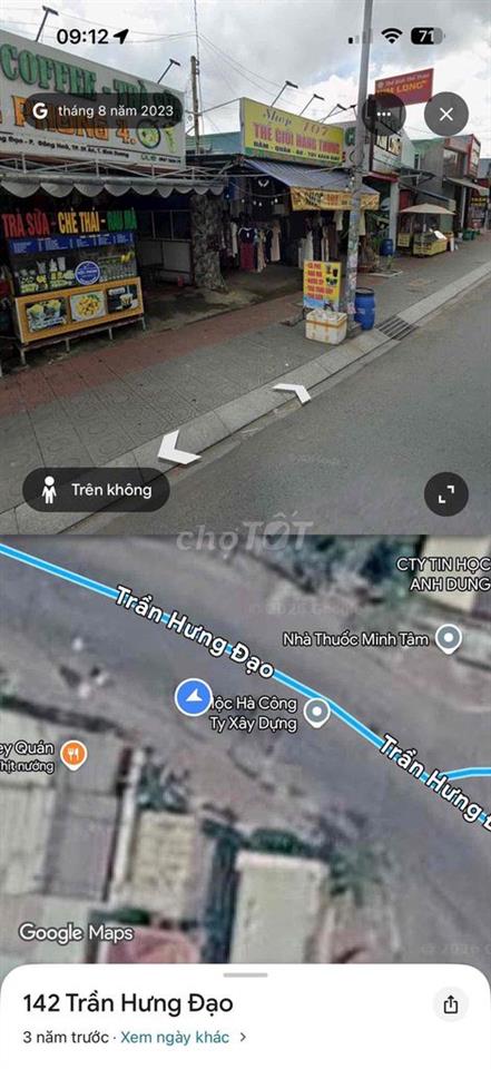 chính chủ cho thuê mặt bằng đường trần hưng đạo đông hoà dĩ an