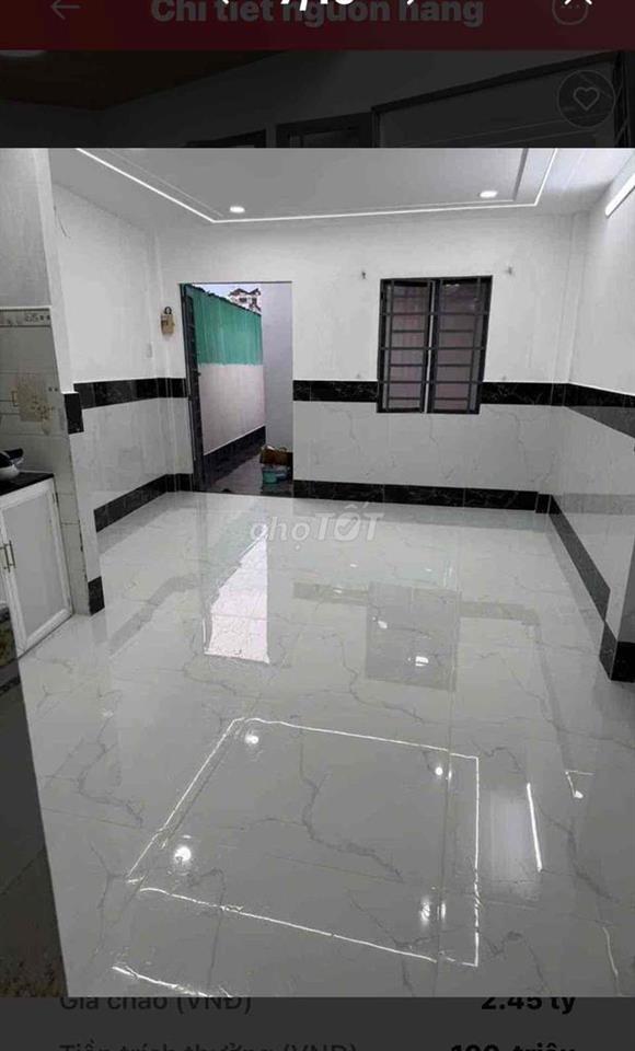BÁN NHÀ HẺM Ô TÔ  LÊ VĂN KHƯƠNG-QUẬN 12