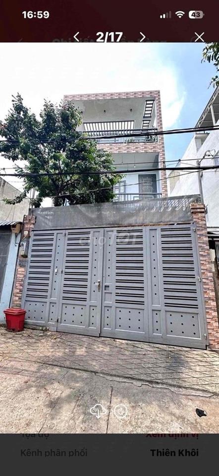 BÁN NHÀ HẺM XE TẢI ĐƯỜNG LÂM THỊ HỐ-GẦN HIỆP THÀNH CITY-QUẬN 12
