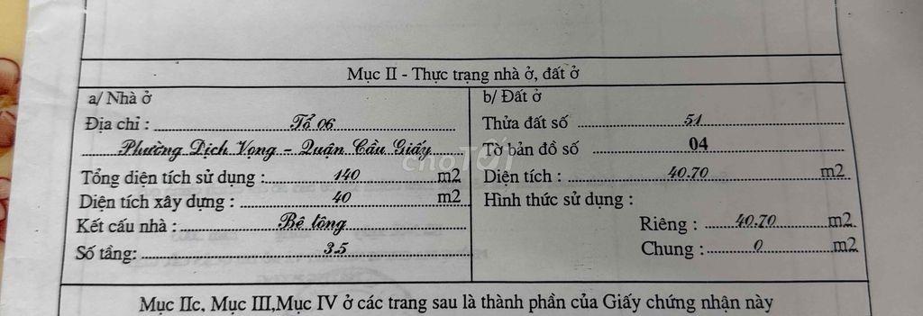 bán nhà ở