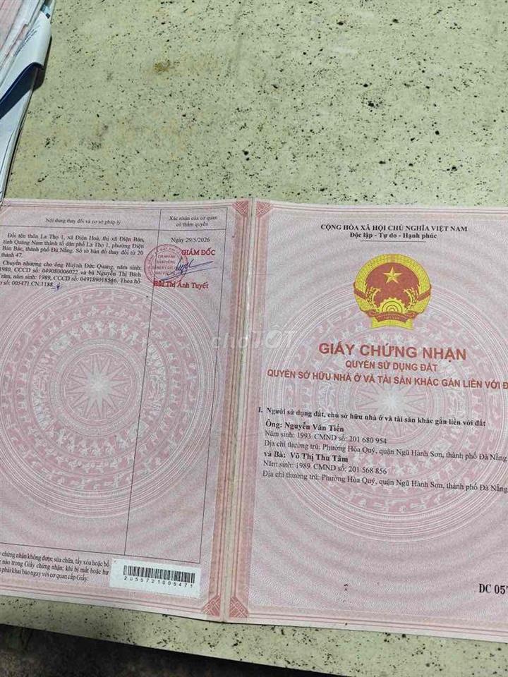 cần bán đất điện bàn