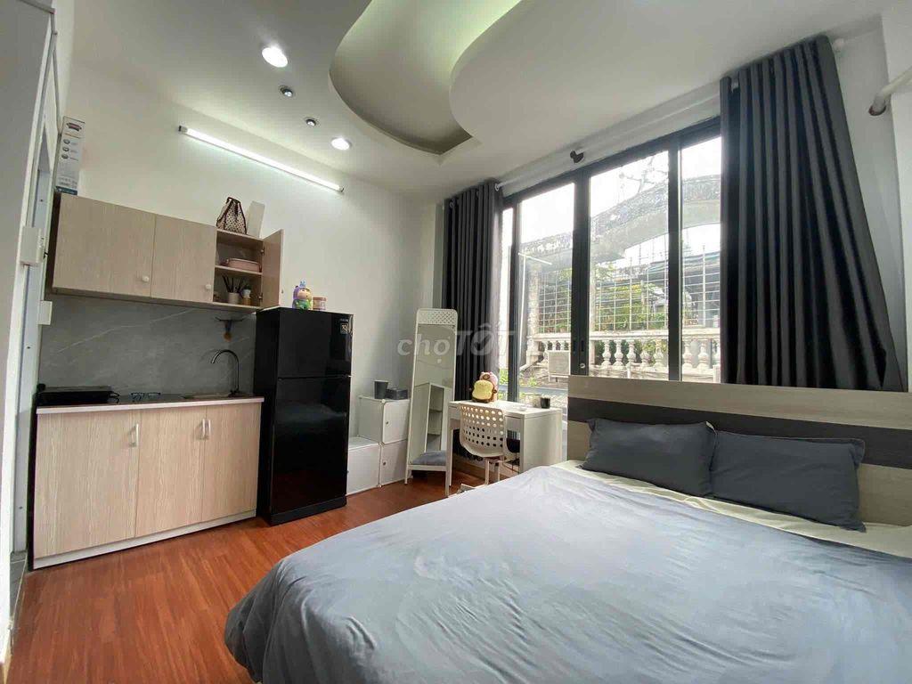 Cho thuê phòng trọ ban công đường Nguyễn đình Chiểu Hồ con rùa full Nt