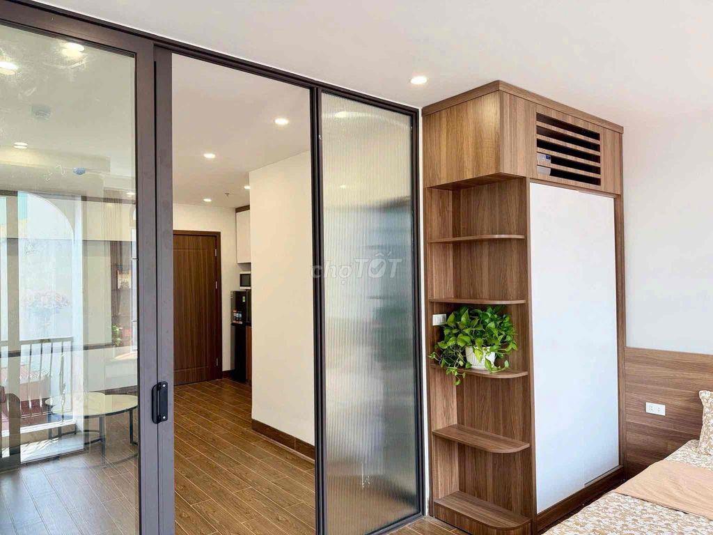 Cho thuê căn hộ ban công 35m2 sát chợ Tân Định full nội thất quận 1