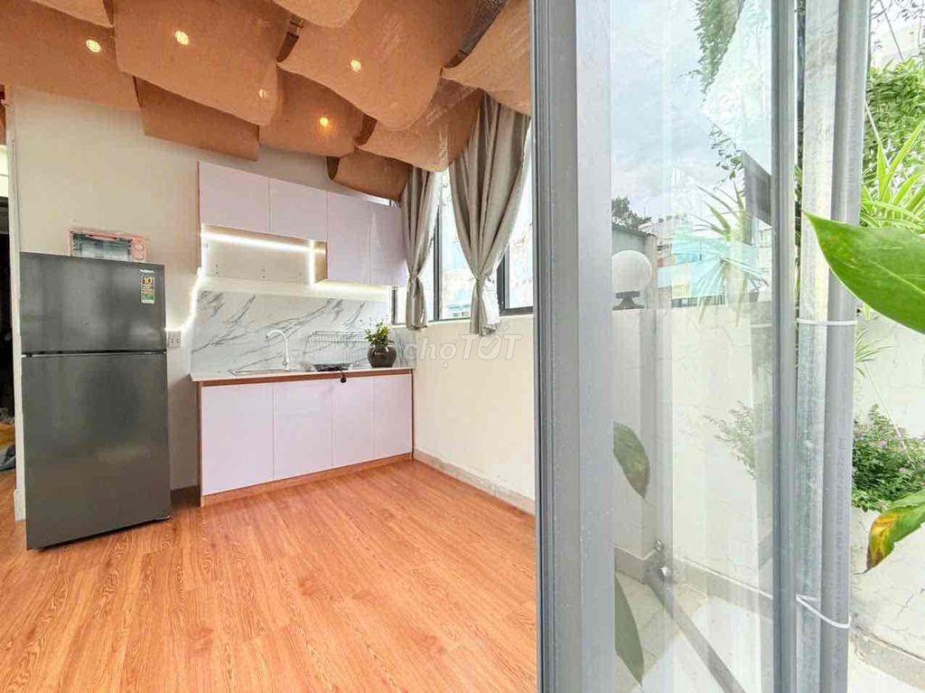 CHO THUÊ CĂN HỘ 1PN-1BEP-1WC NGUYÊN TẦNG GẦN CHỢ TÂN ĐỊNH QUẬN 1