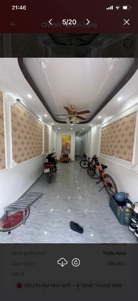 Bán nhà Phú Diễn - Từ Liêm Hn. 39m2 6 tầng ngõ thông tứ phía