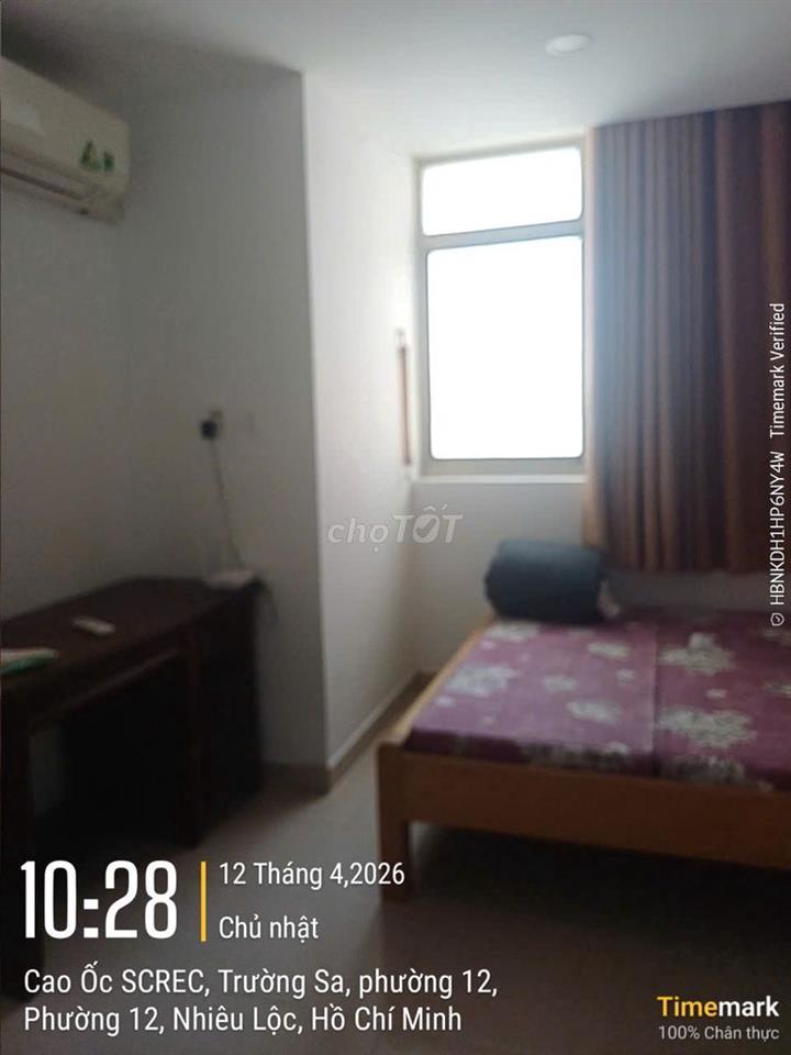 Tôi bán Screc Tower, Q3 DT 59m2, 2PN 1WC giá 3,45 tỷ