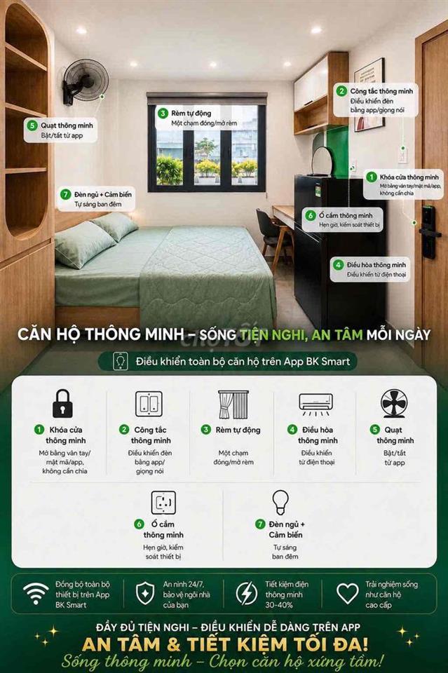 Căn hộ sư vạn hạnh q10 lắp sẵn hệ thống SmartHome