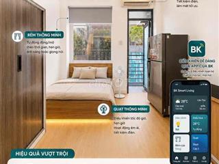 Căn hộ Studio được lắp đặt sẵn hệ thống SmartHome có ban công