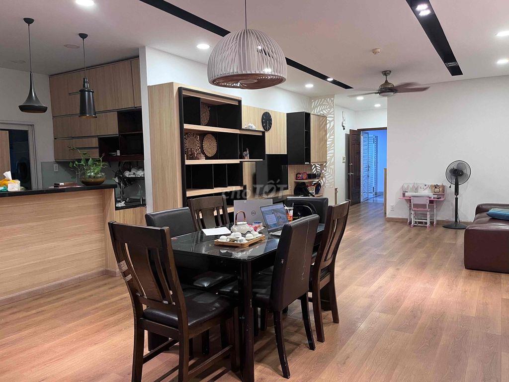 Cho thuê căn hộ Belleza 3 phòng ngủ, tầng cao, thoáng mát.