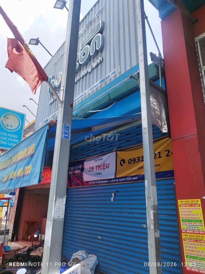 Cho thuê nhà mặt tiền Phạm Hữu Lầu