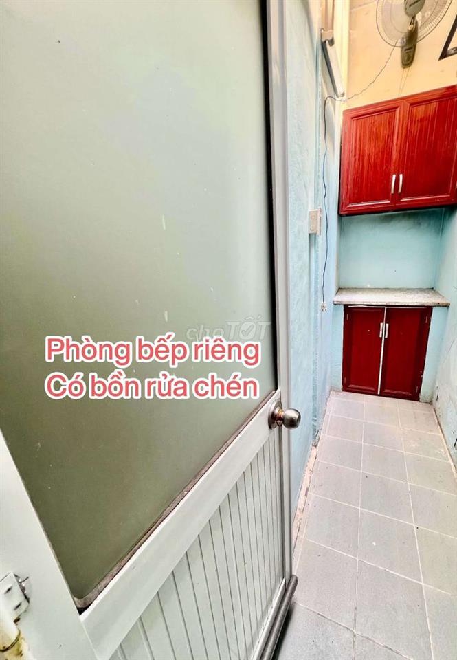 Nhà cho thuê 1 trệt có phòng bếp, 1PN full nội thất 