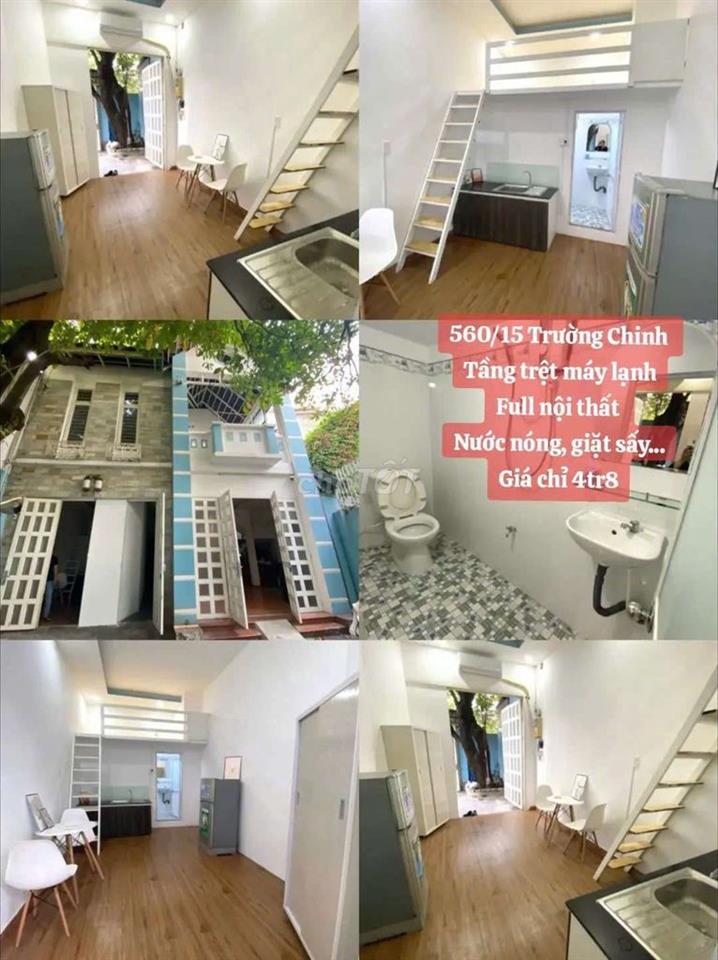 Trệt có gác và k gác gần Âu Cơ, Trường Chinh 