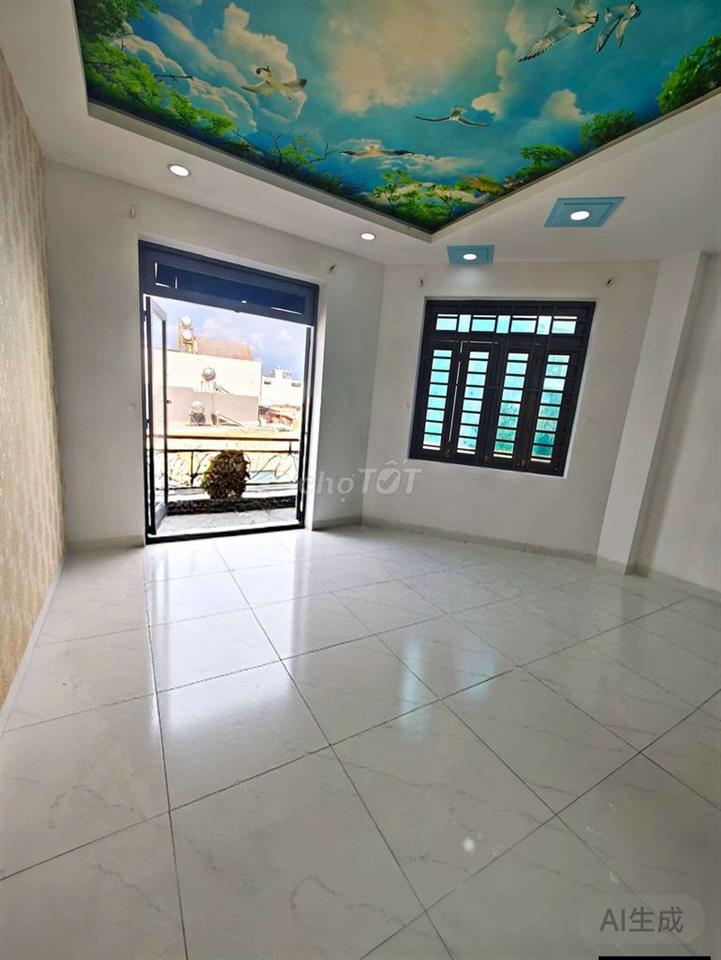 phòng 2tr6 có gác, bếp, cửa sổ, thang máy