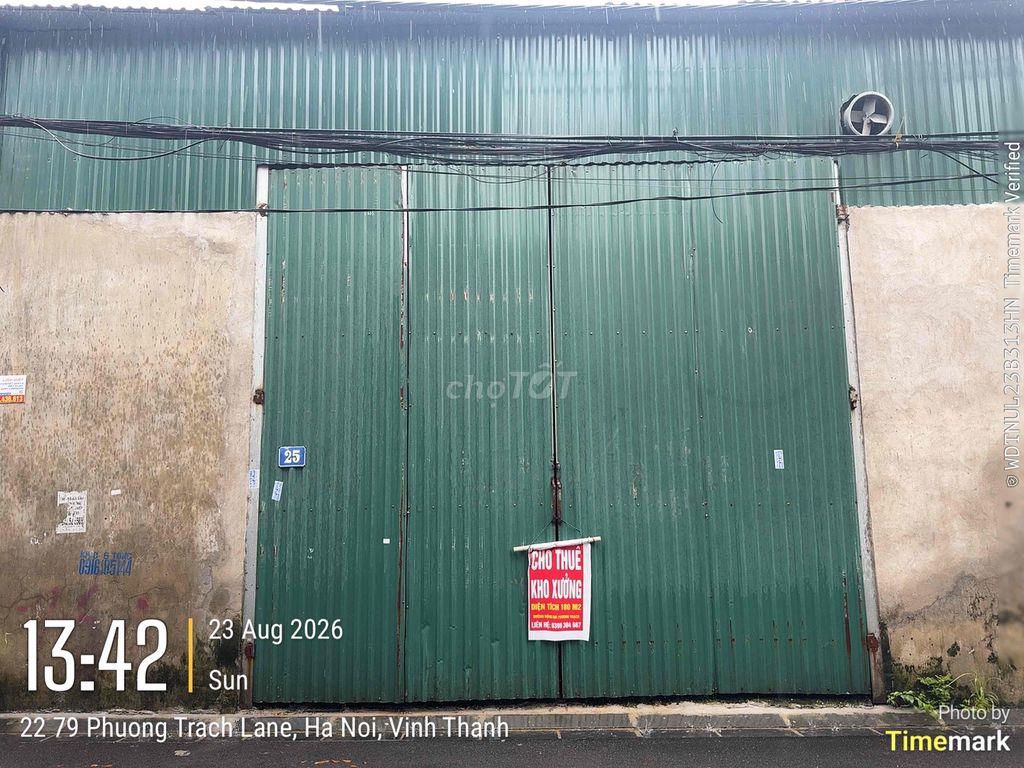 kho 180m2 ở thôn phương trạch, có thương lượng