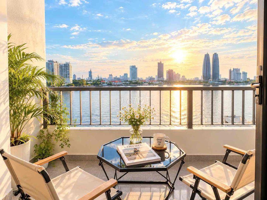 Cho Thuê Căn Hộ Apartment for rent new 100% View Núi Sông 1-2BR Expat