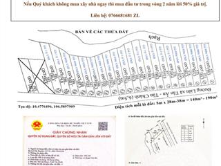 BÁN ĐẤT ĐẸP 100% THỔ CƯ, SỔ HỒNG RIÊNG XÂY NHÀ NGAY GIÁ < 1 TỶ VNĐ