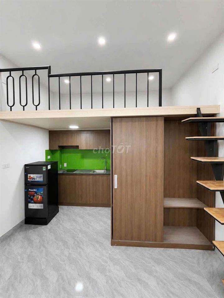 Phòng gác xép 25m2 gần Aeon Mall Hà Đông - Cho nuôi pet, sẵn tủ lạnh