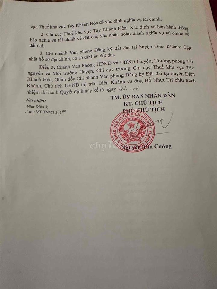 Chính chủ- Mặt tiền bờ ké Trần Phú- Diên Khánh