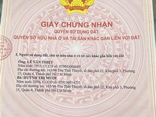 TÔI CHÍNH CHỦ BÁN GẤP NHÀ DIỆN TÍCH 66,4M² MẶT TIỀN 5.5M HƯỚNG TÂY NAM