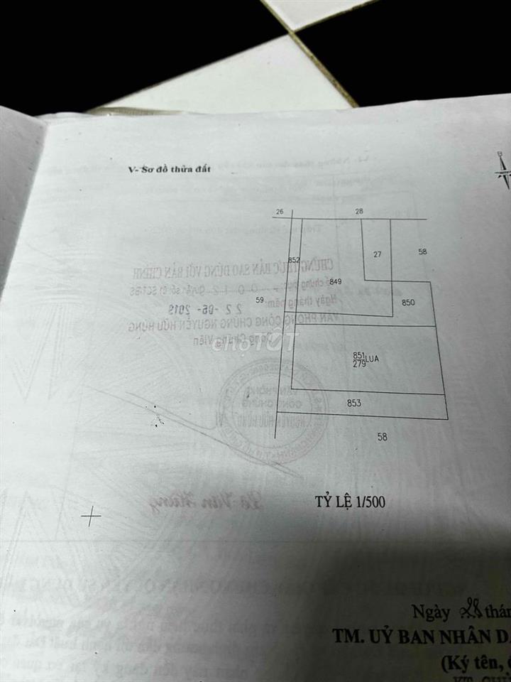 Chính chủ bán đất 279m² kèm nhà Đức Hòa Long An