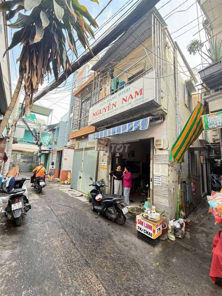 Nhà hẻm xe hơi thông buôn bán kd tốt Phần Văn Trị p5