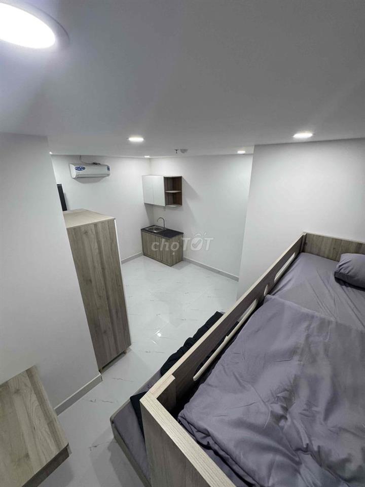 Phòng mới full nội thất giá hạt dẻ gần chợ Hạnh Thông Tây. Giá từ 3tr5
