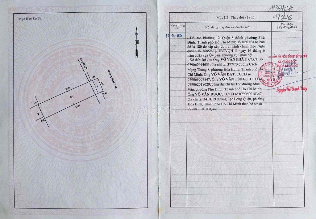 bán nhà 166 Mạc Vân quận 8