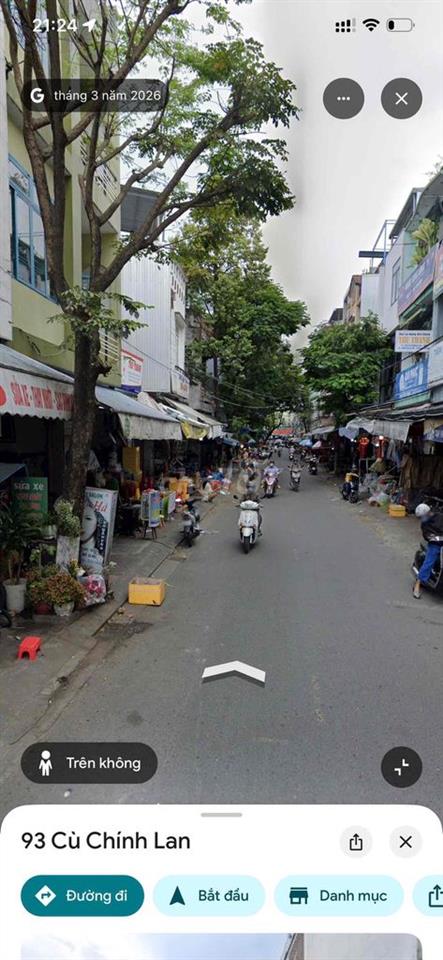 chính chủ cần bán lô đất mặt tiền cù chính lan, ngay chợ mẹ nhu