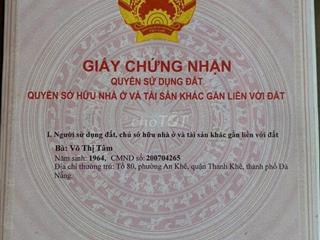 CHÍNH CHỦ BÁN NHÀ AN KHÊ- SỔ ĐỎ RIÊNG, KHÔNG QUA TRUNG GIAN-3,79 TỶ TL