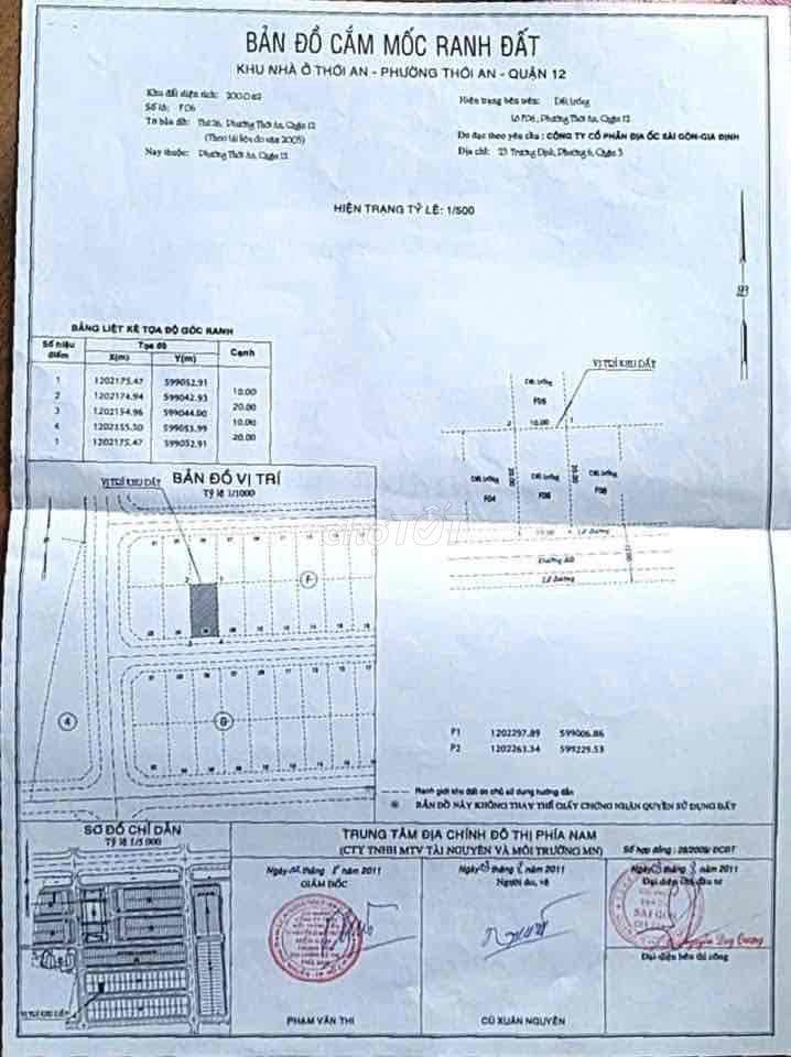 Khu nhà ở phường Thới An quận 12 (Tên thương mại: Phúc Yên Prosper Phố
