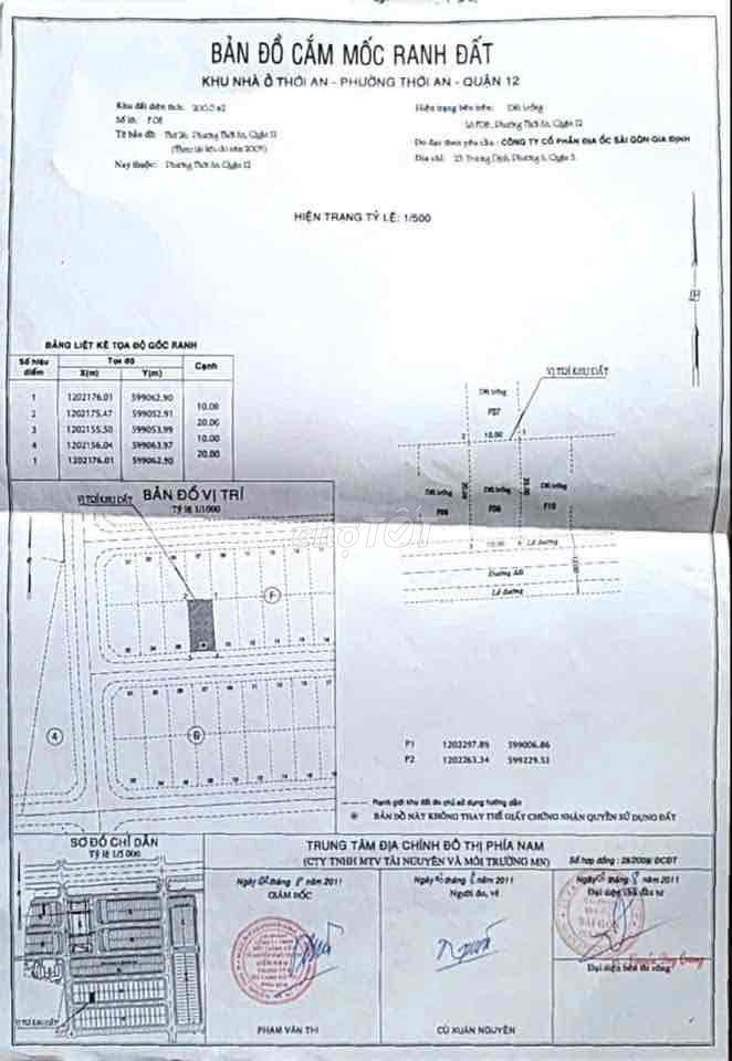 Khu nhà ở phường Thới An quận 12 (Tên thương mại: Phúc Yên Prosper Phố