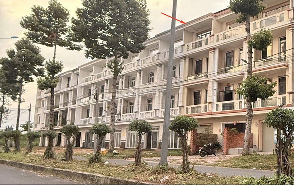 NHÀ 1 TRỆT 3 LẦU, ĐẤT 105M2, ĐƯỜNG NHỰA 24M, KHU DC HOÀNG QUÂN B.MINH