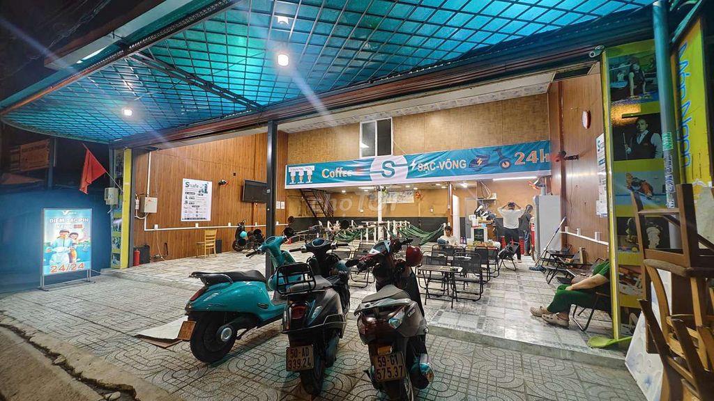 Sang mặt bằng quán cafe +trạm sạc Xanh SM