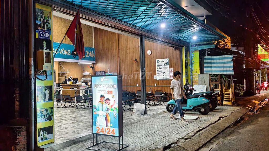 Sang mặt bằng quán cafe +trạm sạc Xanh SM