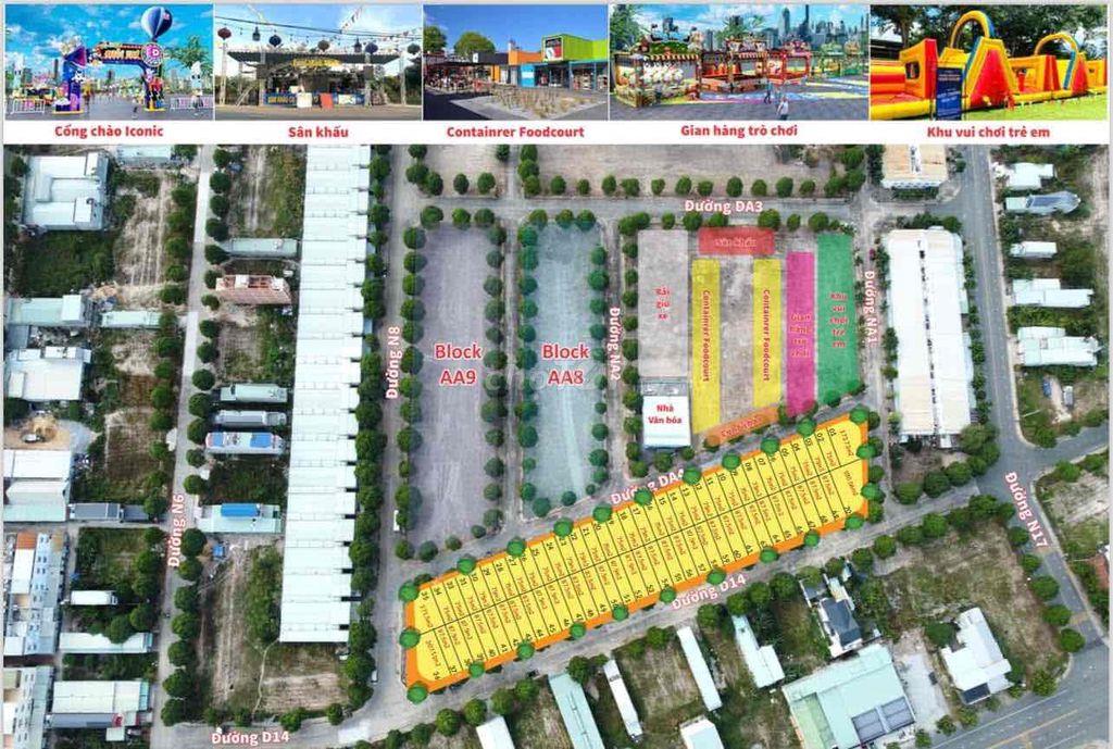 bán Đất trung tâm hành chính bàu bàng 75m2 full thổ cư