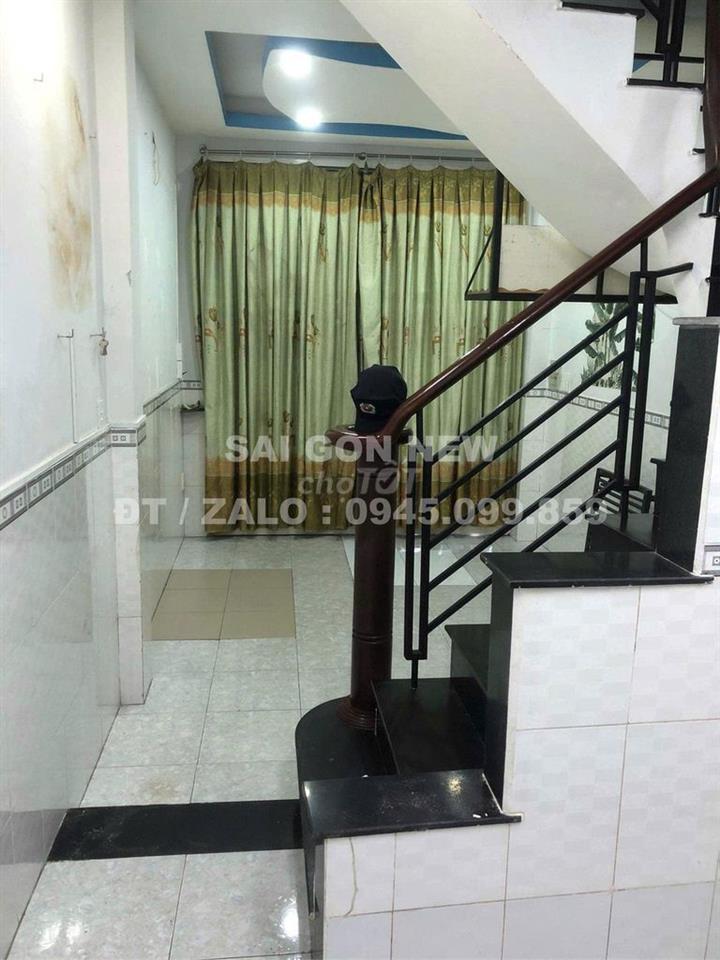 CHO THUÊ NHÀ MẶT TIỀN THỤT VĨNH KHÁNH, Q.4 GIÁ 9 TRIỆU.