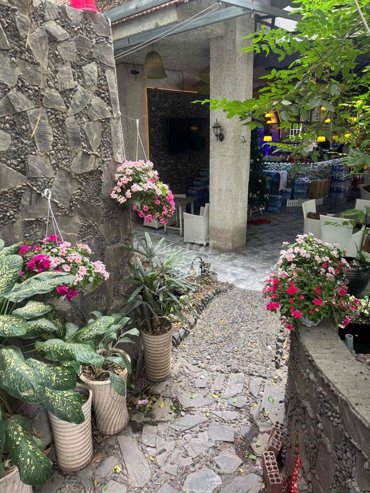 Bận việc sang gấp cafe sân vườn sang trọng