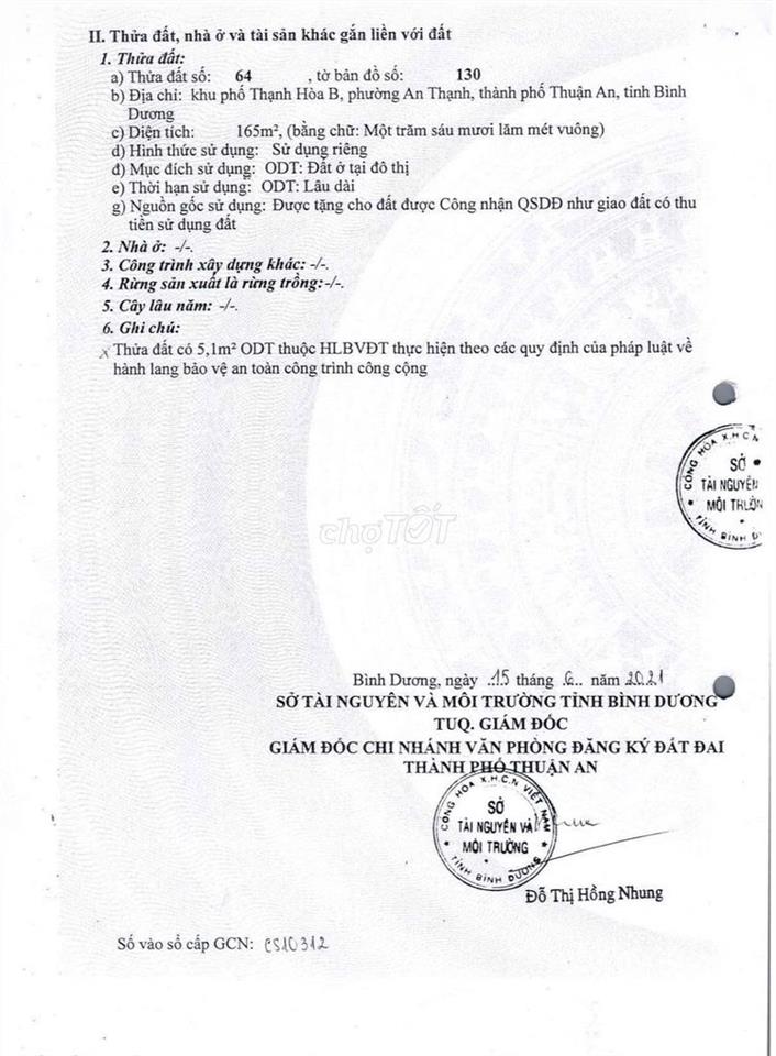 Bán rẻ nhà đang ở Đường Thủ Khoa Huân