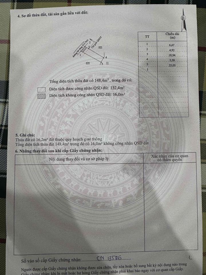 Bán đất nền tdp mỹ trạch
