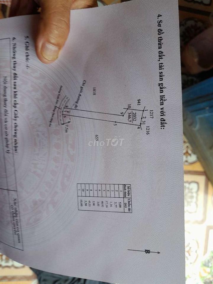 bán đất thổ cư 