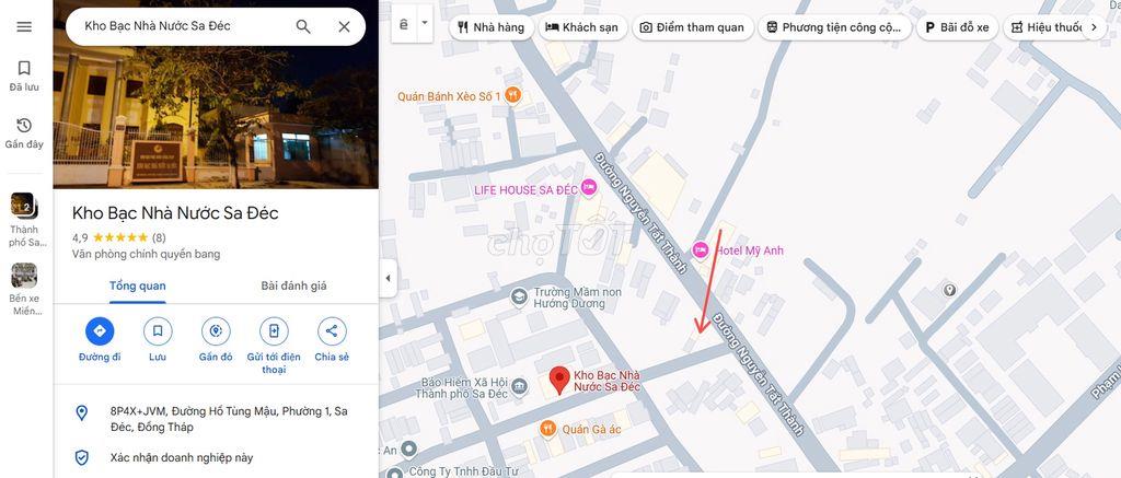 288m2 mặt tiền Nguyễn Tất Thành, đường 24m, Sa Đéc, 29,8tr/m2