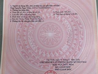 Chính chủ gửi bán nền đất thổ cư đường xe hơi dân cư đông đúc