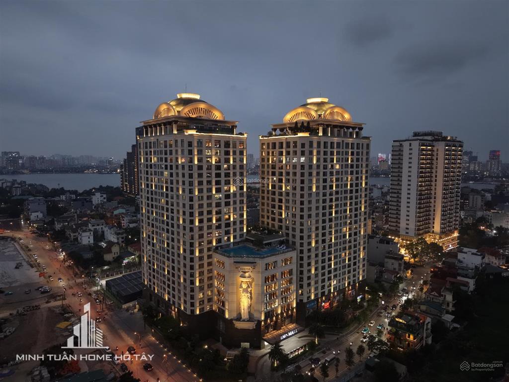 View trực diện hồ tây. tầng cao. 111m². 3pn. d’. le roi soleil. số 2 đặng thai mai