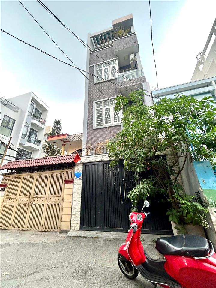 Gấp!!!bán nhà hẻm xe hơi 6m đinh tiên hoàngbình thạnh4 tầng mới 70m213,9tỷ