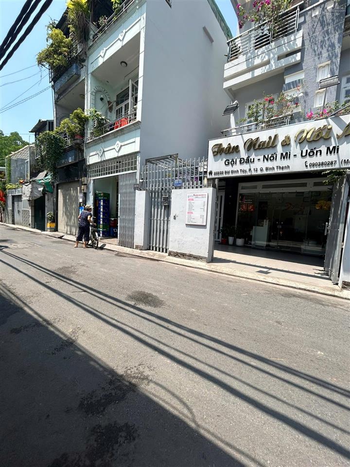 140tr/m2 bán gấp nhà hẻm xe hơi 8m bùi đình túybình thạnh 100m214 tỷ