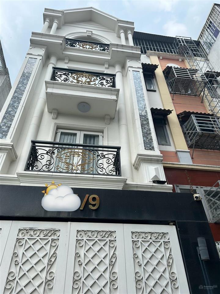 85m2 (4,5m x 18m)  4 tầng hẻm xe hơi 6m phạm văn đồng  bình thạnh 13 tỷ