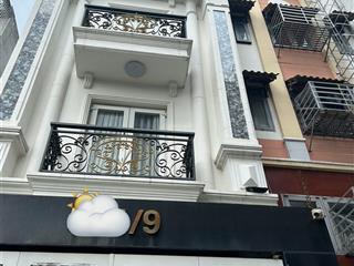 85m2 (4,5m x 18m)  4 tầng hẻm xe hơi 6m phạm văn đồng  bình thạnh 13 tỷ