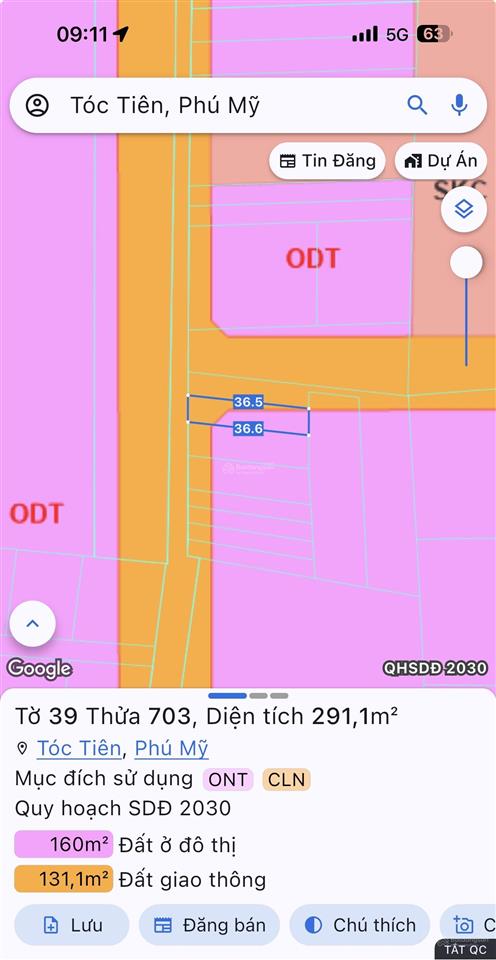Cần bán gấp đất tóc tiên phú mỹ giá ngợp