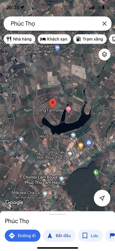 Chính chủ bán đất hồ lâm bô phúc thọ lâm hà, lâm đồng