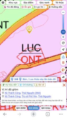 Chính chủ cần bán đất thành công thái nguyên giá tốt